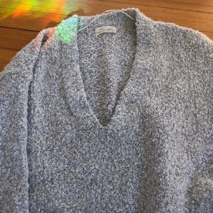 Urban outfitters fuzzy sweater.gray fuzzy sweater